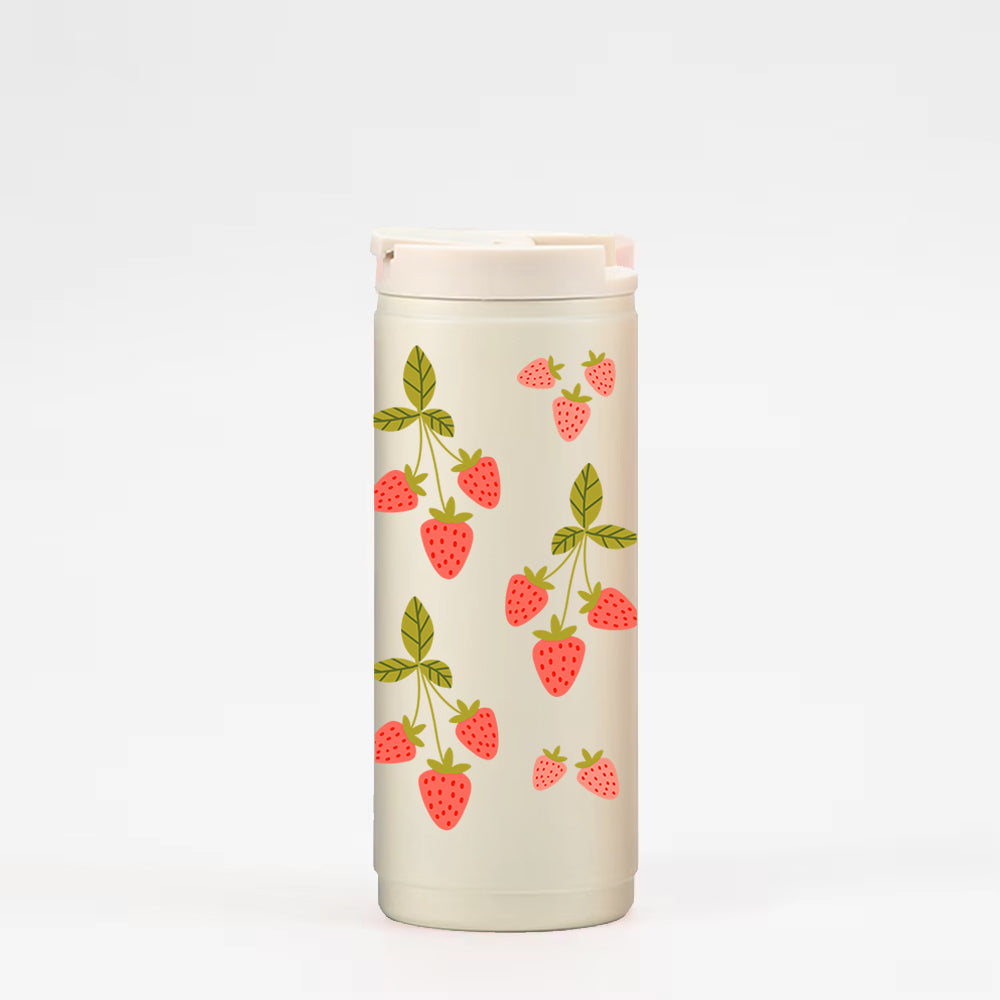 Gobelet isotherme 473 ml (16 oz) - Crème aux fraises du Québec