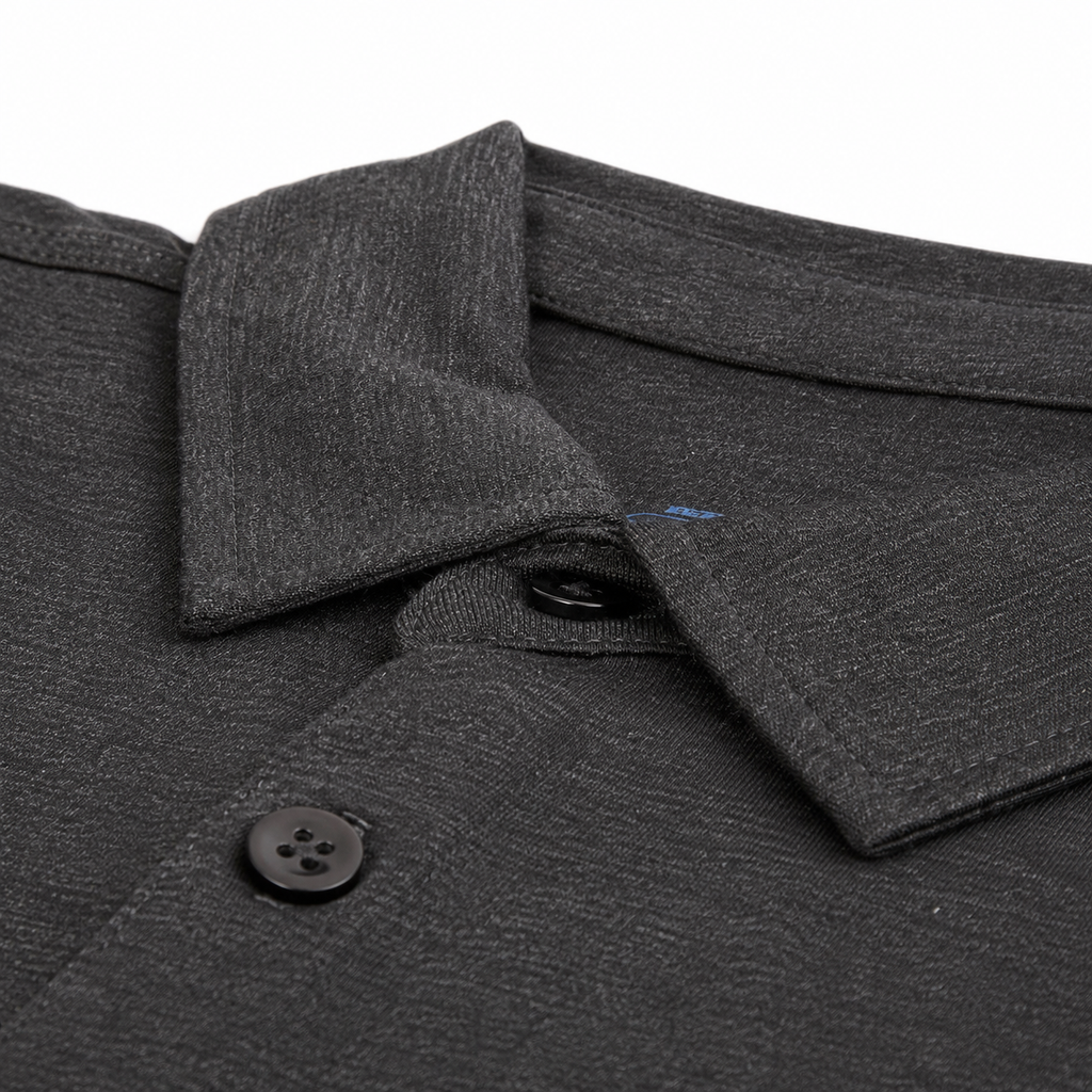 Polo de golf homme 100 % laine mérinos (avec poche) 175 g/m² - Léger 