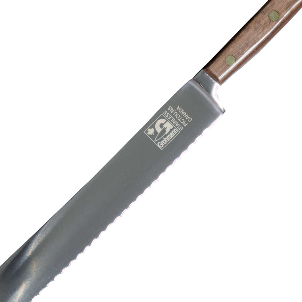 Grohmann Forged 8-Inch Bread Knife with Rosewood Handle
