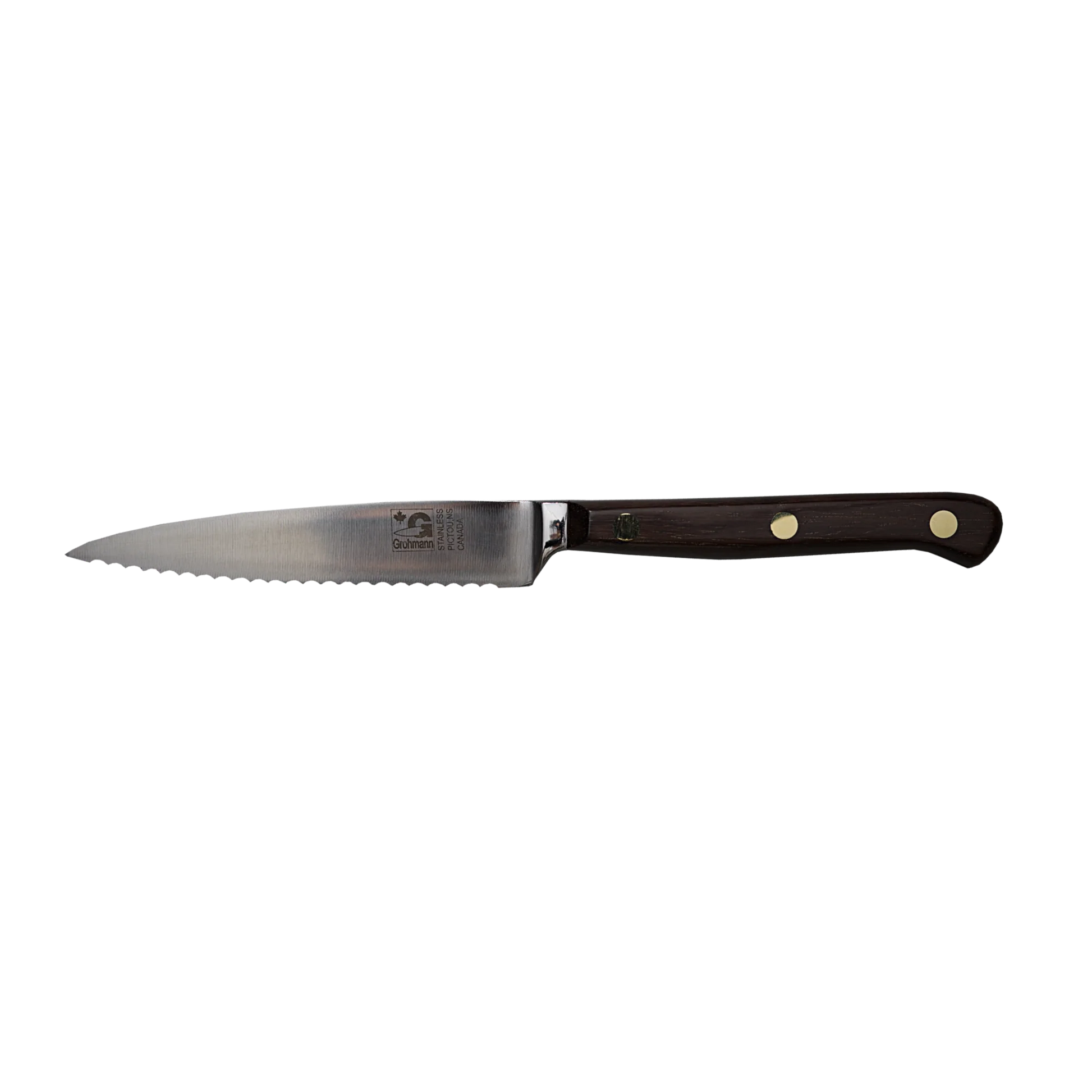 Grohmann Forged 4-Inch Tomato Knife with Rosewood Handle