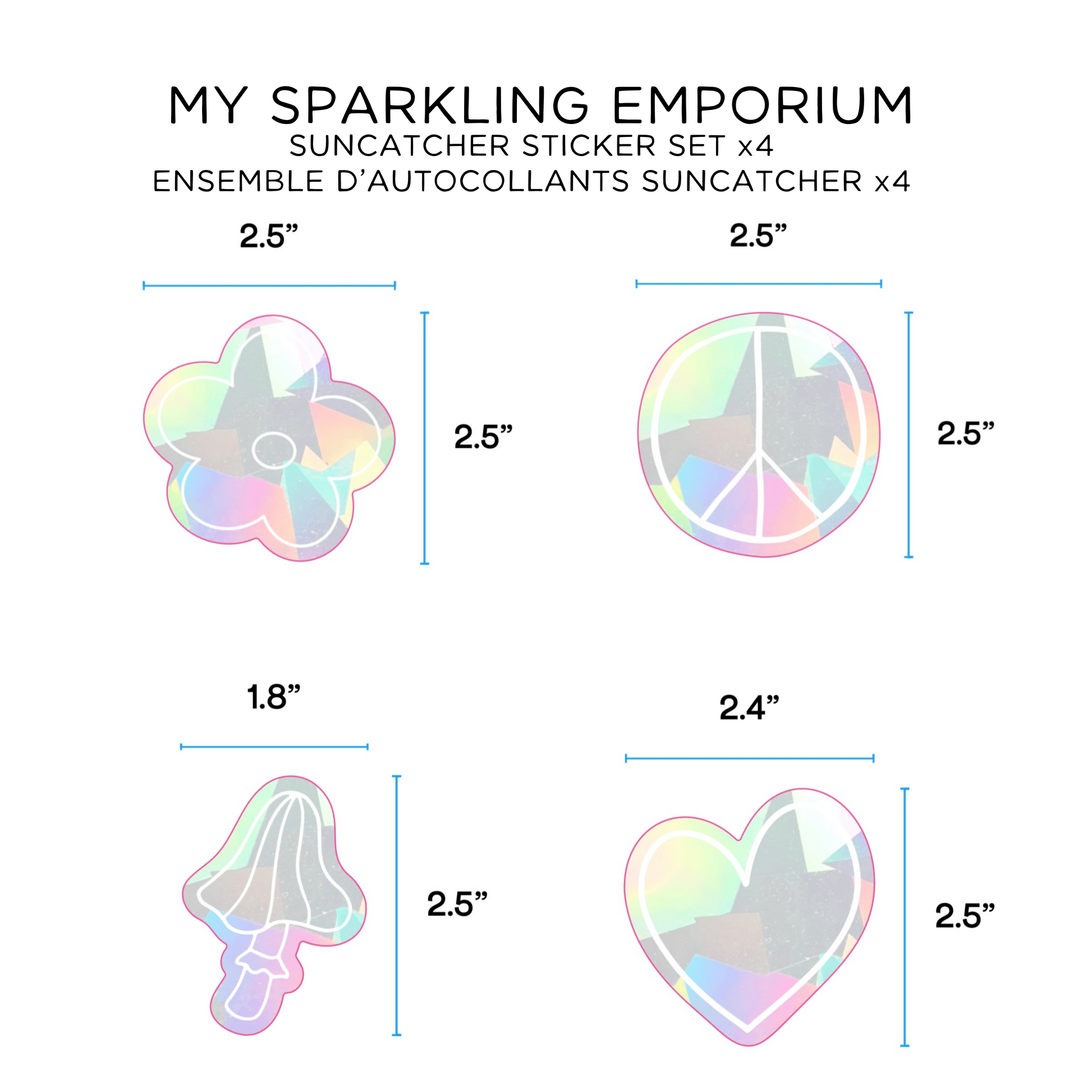 Sticker Set: Groovy Mix