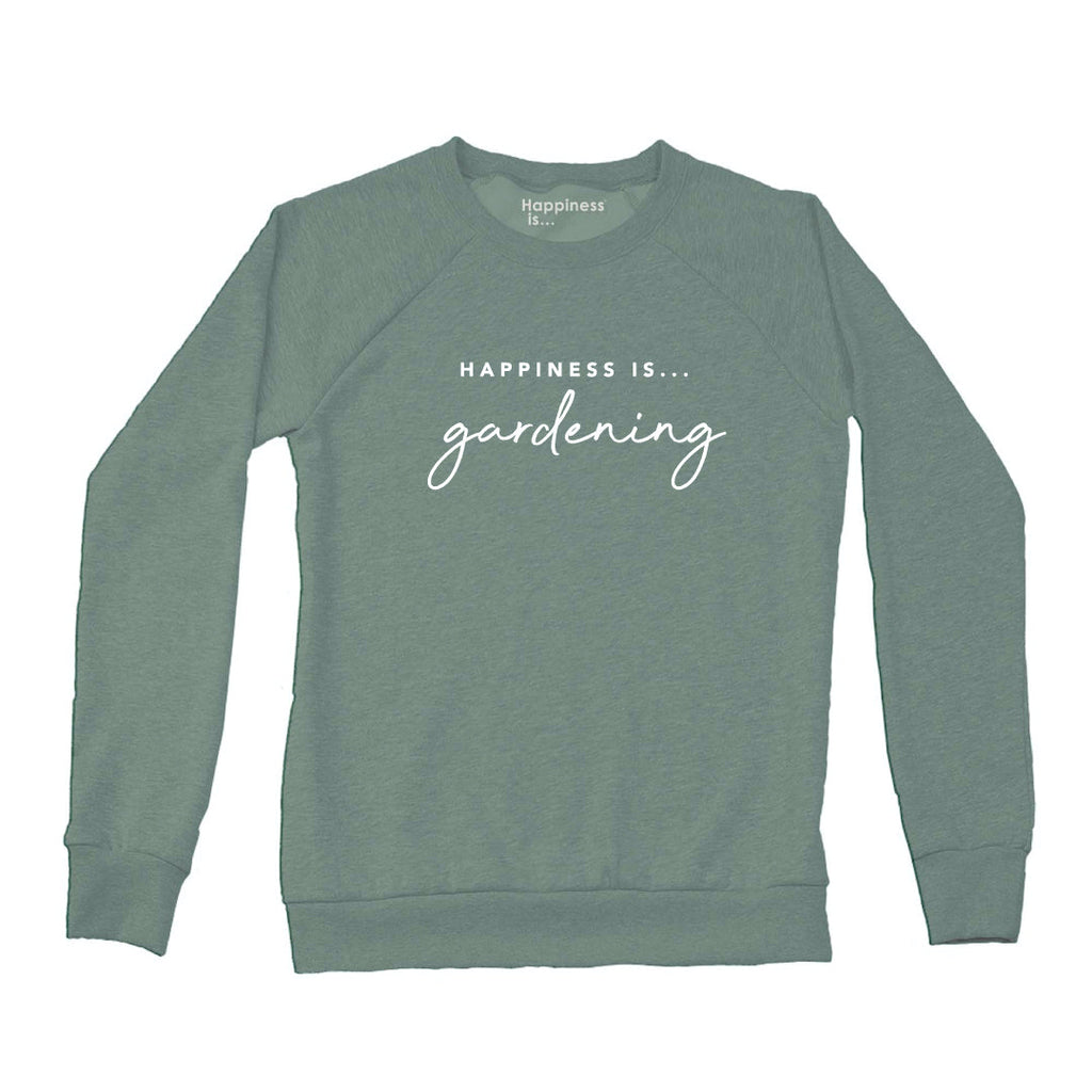 Women's Gardening Crew Sweatshirt, Sage