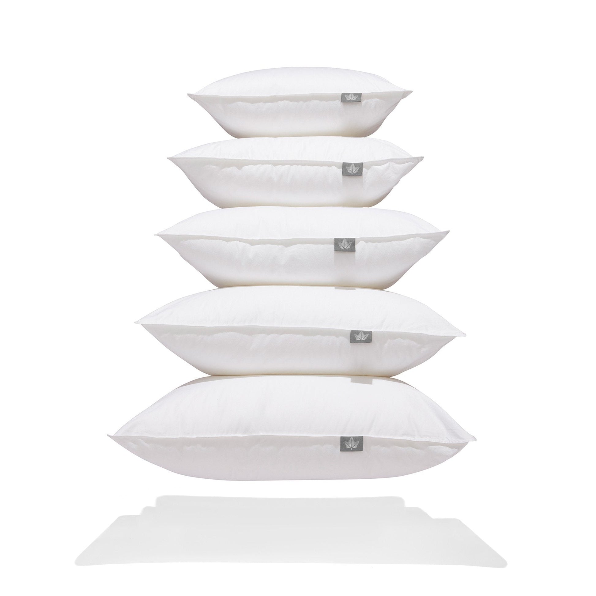 Coussins en microfibre de gel, alternative au duvet