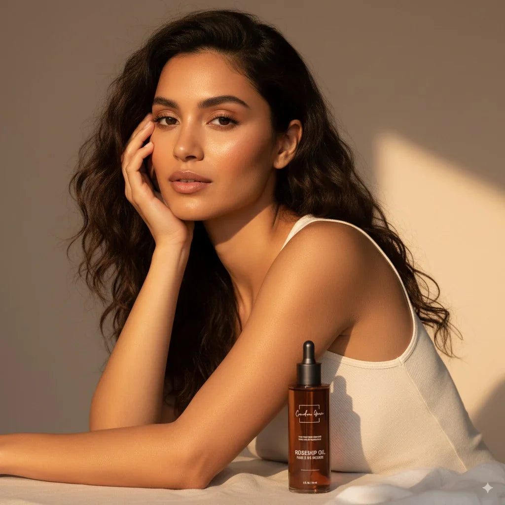 Canadian Grace 100% Organic Rosehip Oil – For Fine Lines, Uneven Tone & Brighter-Looking Skin