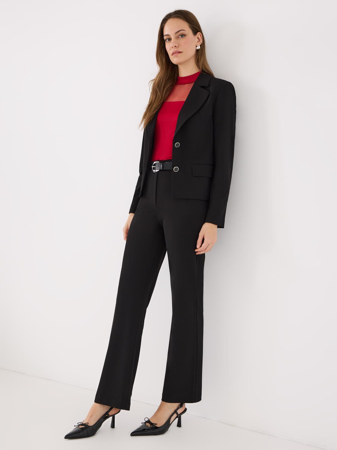 Pantalon zippé sur le devant