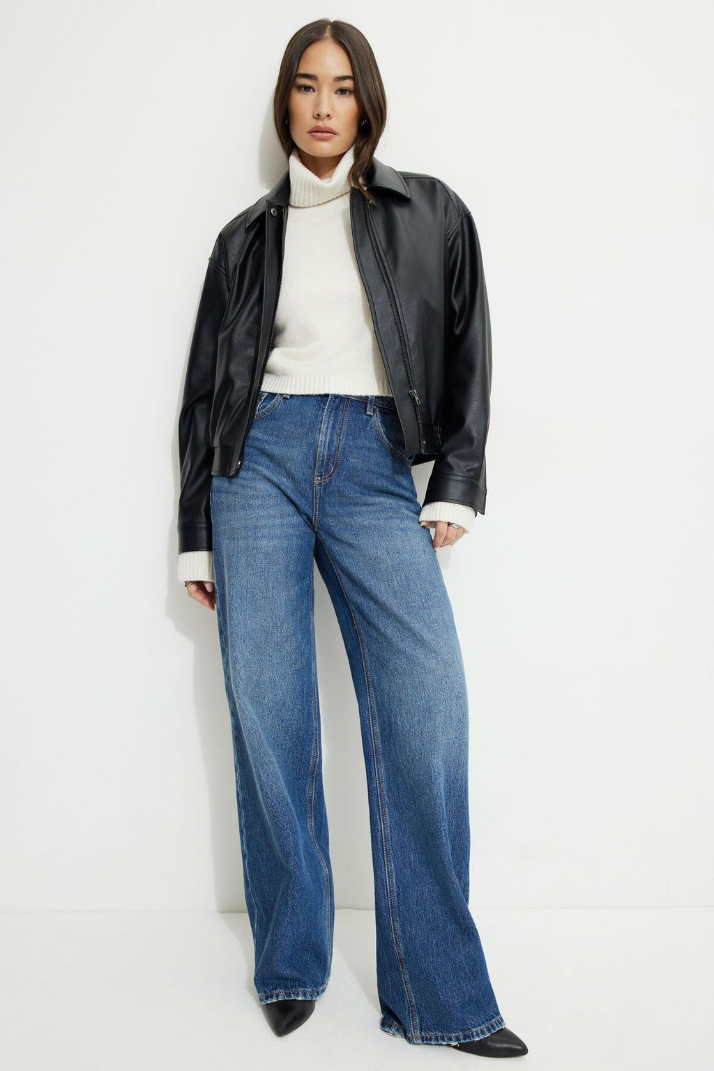 Pull court à col roulé Heavenlyarn™