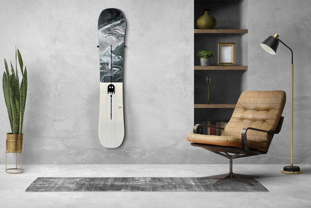 Supports muraux pour snowboard | Caoutchouc de qualité militaire minimaliste