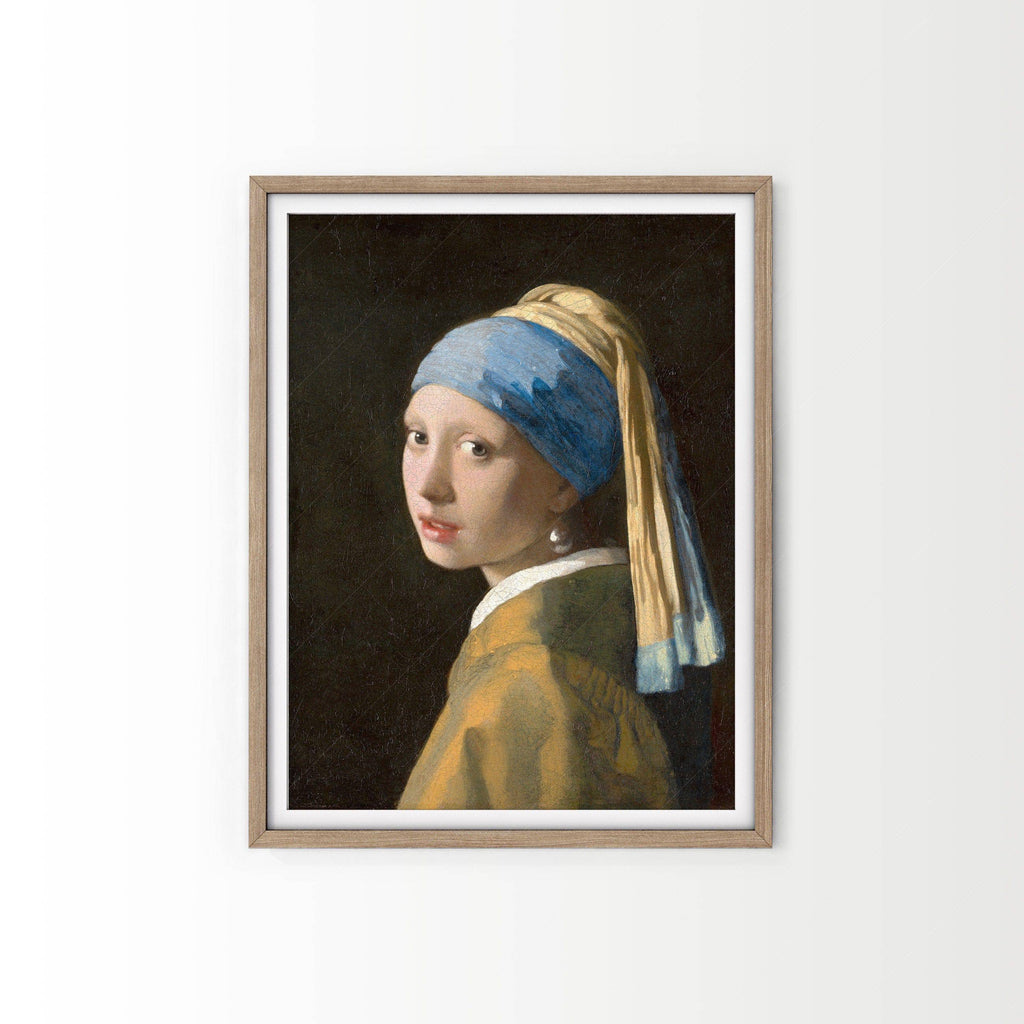 Johannes Vermeer Girl With A Pearl Earring Art Print – Classic Wall Decor