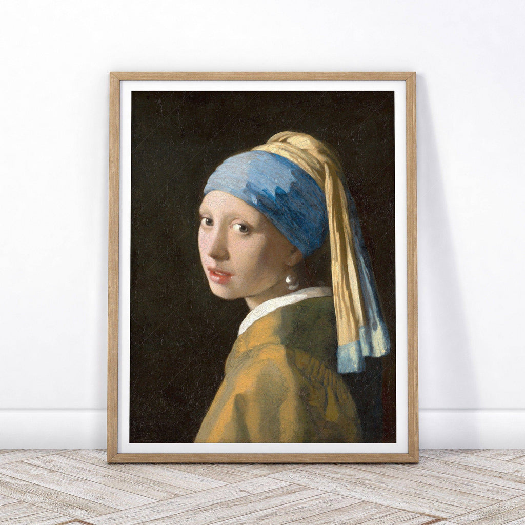 Johannes Vermeer Girl With A Pearl Earring Art Print – Classic Wall Decor