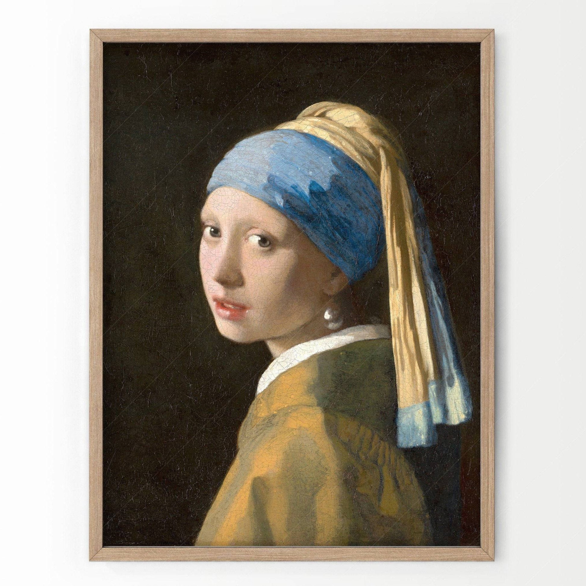 Johannes Vermeer Girl With A Pearl Earring Art Print – Classic Wall Decor