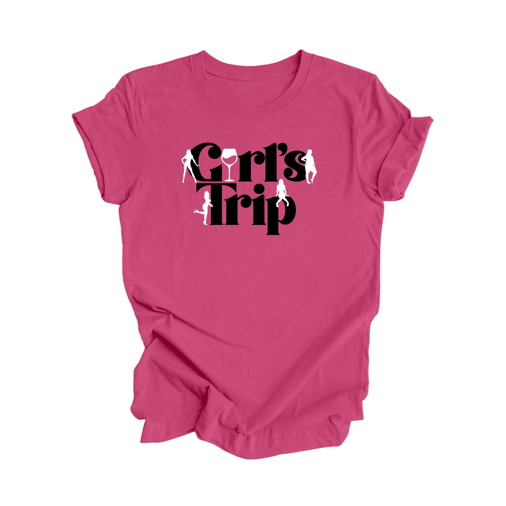 Girls Trip Shirt, Gift, Travel Shirt, Matching Vacation Shirts, Adventure Shirt, Road Trip Shirt, Matching Girls Shirt, Travel T-Shirt - Inspired X