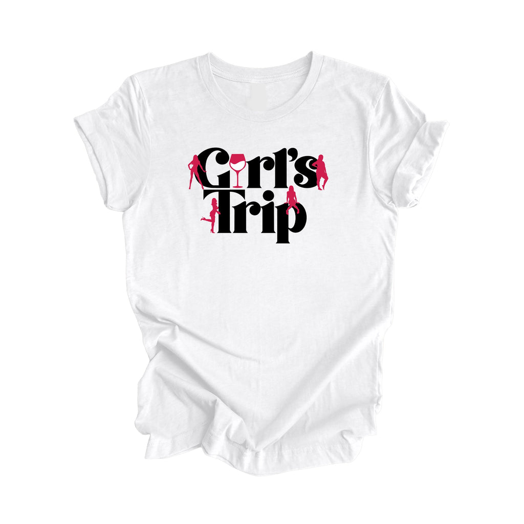 Girls Trip Shirt, Gift, Travel Shirt, Matching Vacation Shirts, Adventure Shirt, Road Trip Shirt, Matching Girls Shirt, Travel T-Shirt - Inspired X