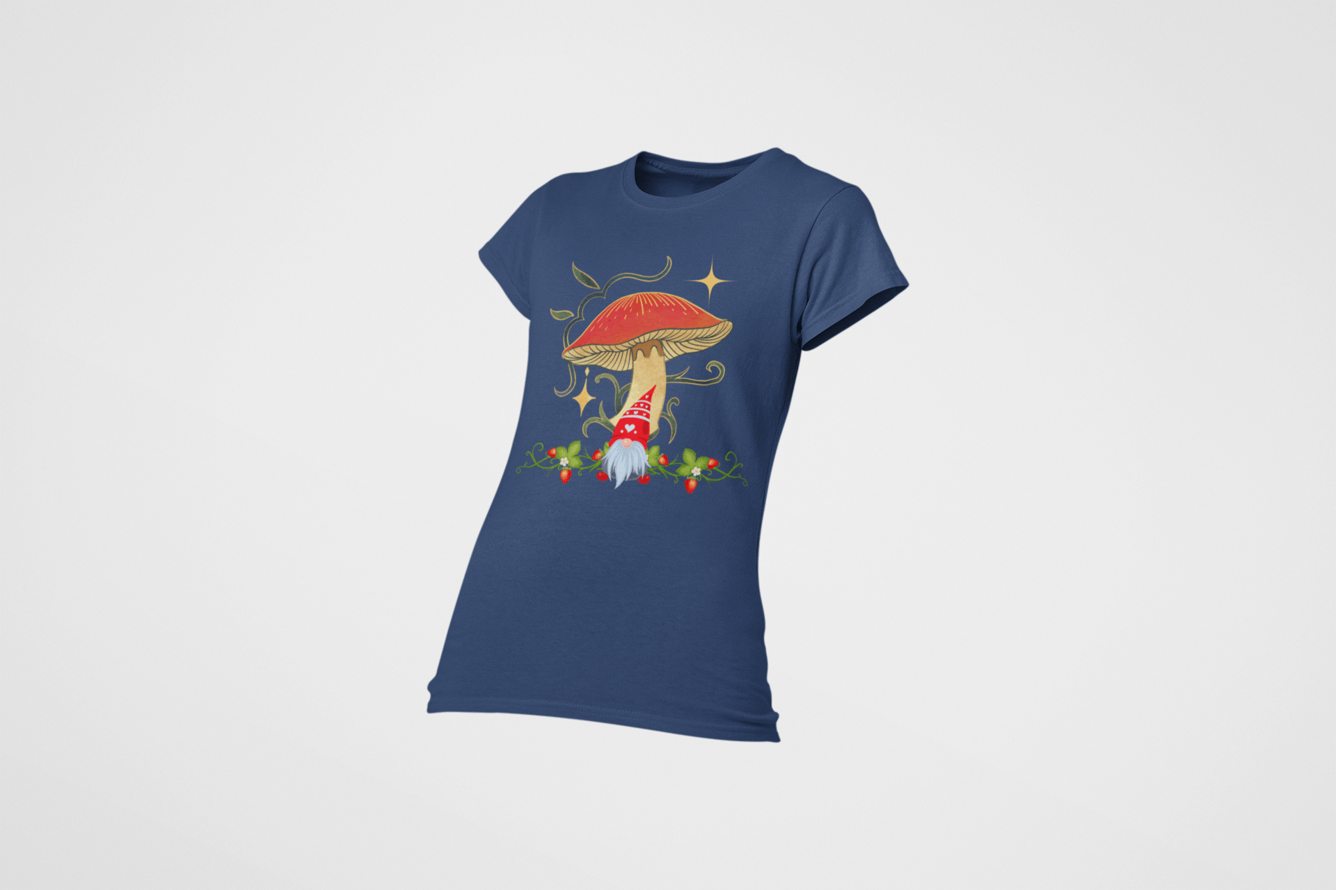 Gnome and Toadstool Women's T-shirt,