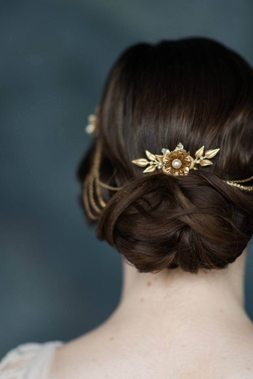 Chaîne de cheveux à fleurs ELSIE