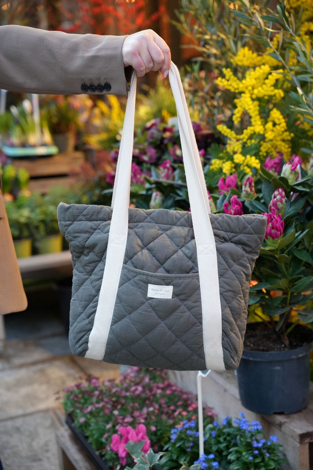 Quilted Tote Bag for Everyday Use