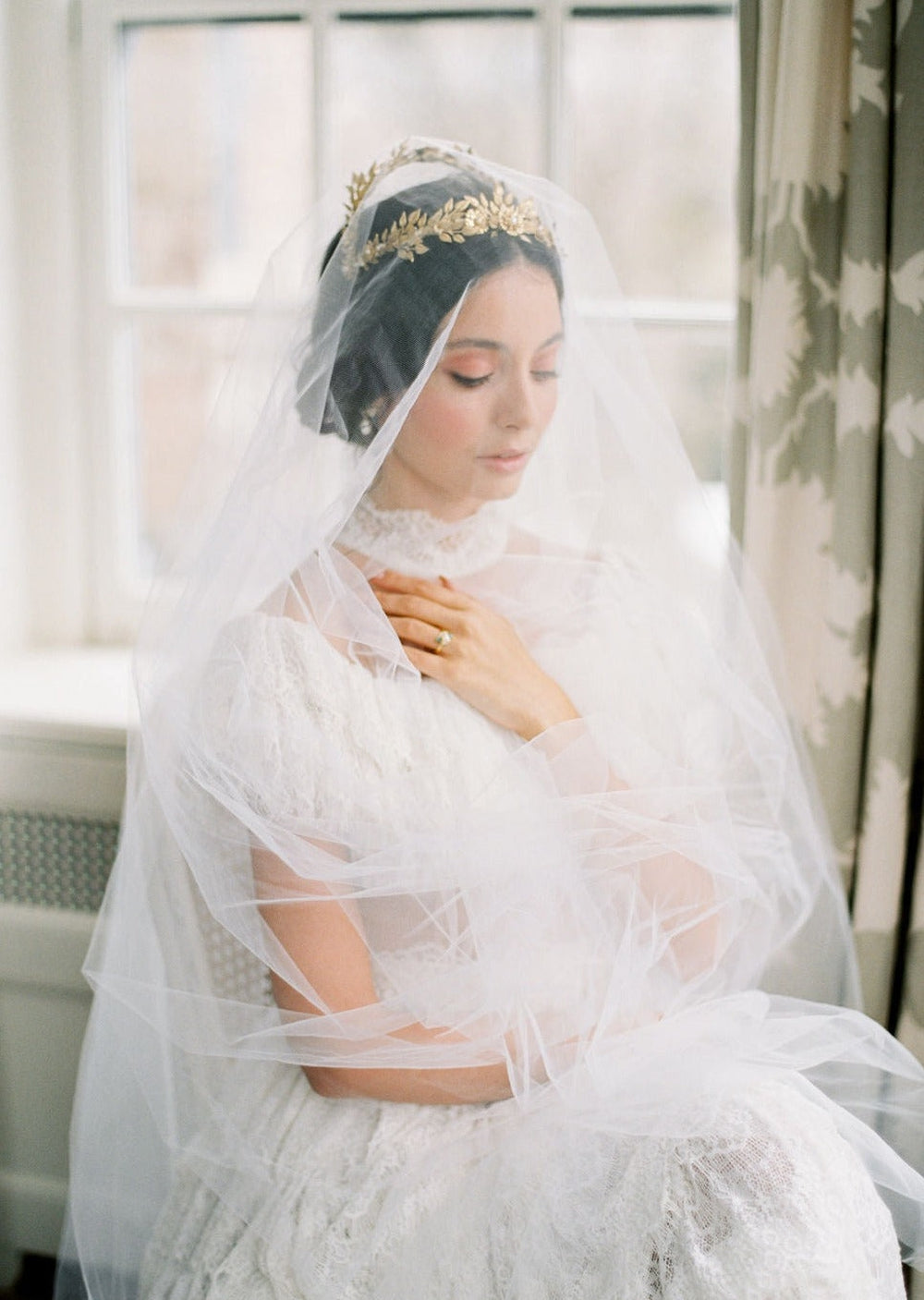 DAUPHINE Wedding Drop Veil