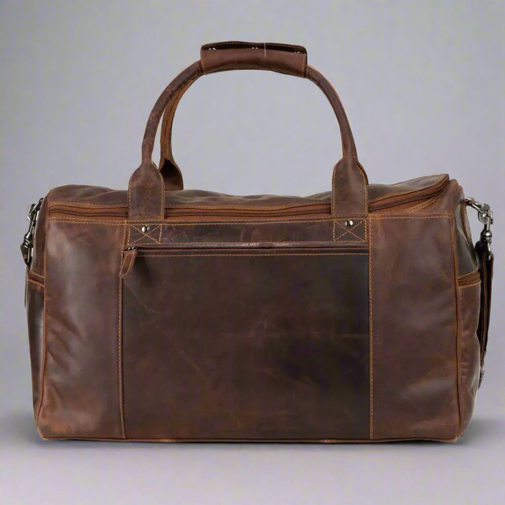 Greenwood Leather Regina Large Travel Duffle Bag