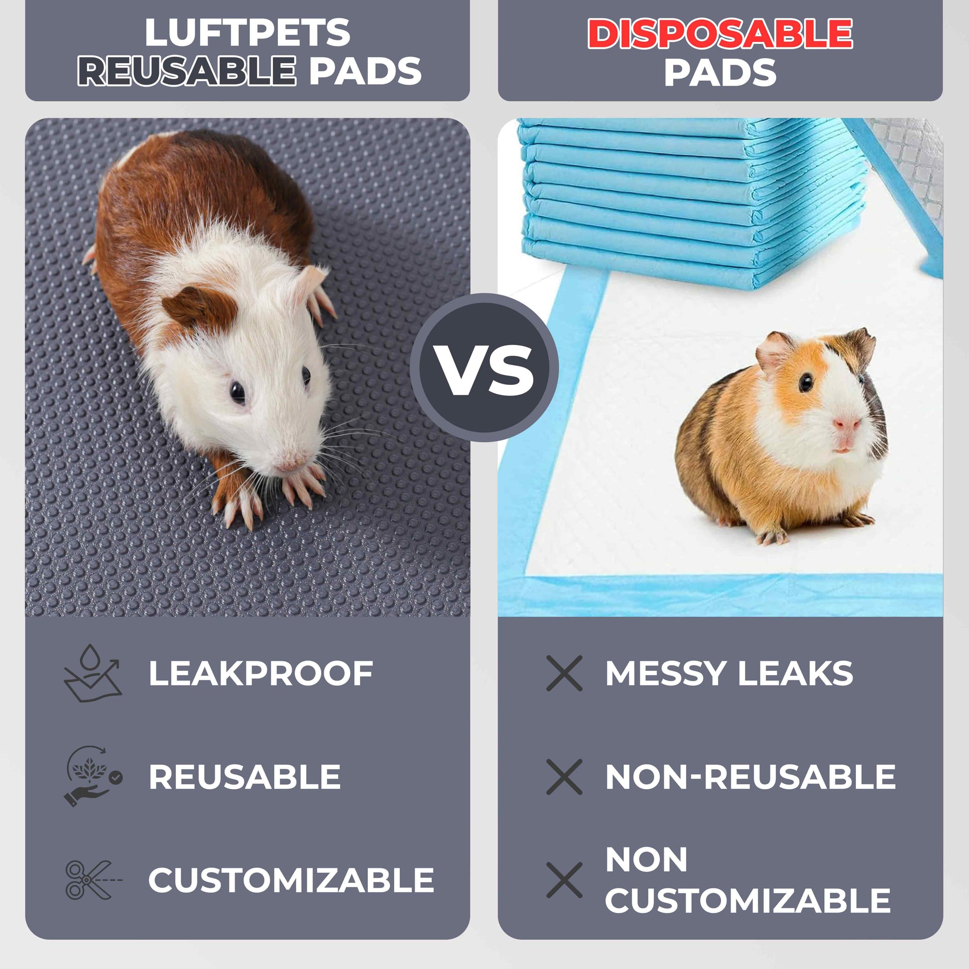 Versatile EVA Cage Liner – Rabbit, Guinea Pig & Reptile Mat, Easily Cut , 18"×79"