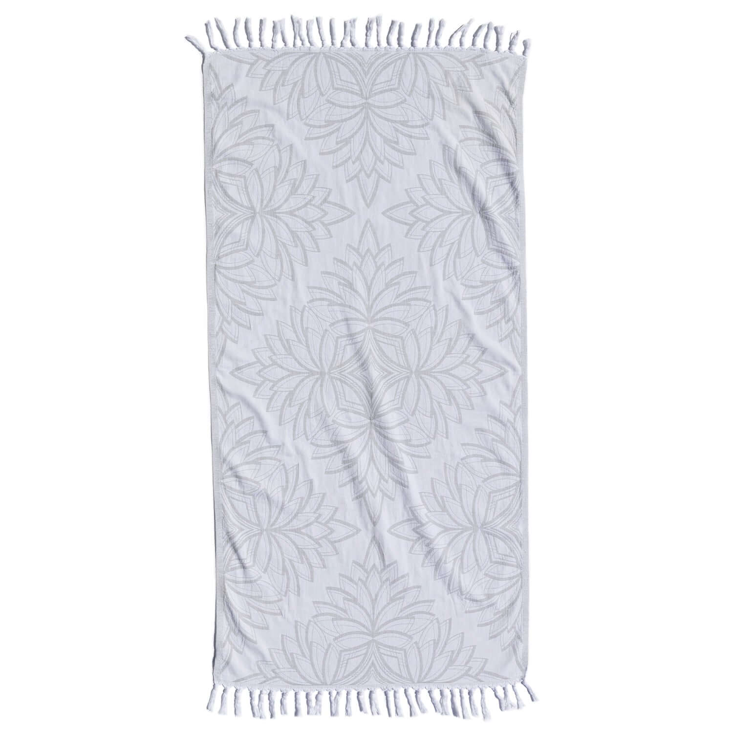 Serviettes turques Canada | Serviette de corps | Gris et blanc