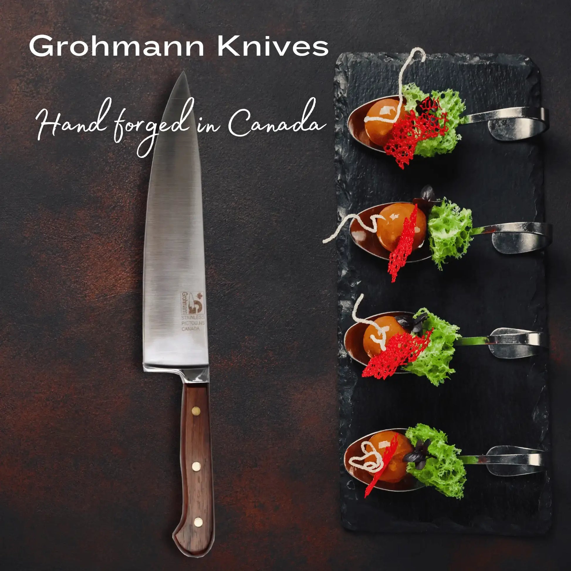 Forged Heavy Chef Knife 8" Forged Steel - #209FG-8