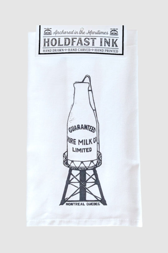 Guaranteed Pure Milk Water Tower Tea Towel