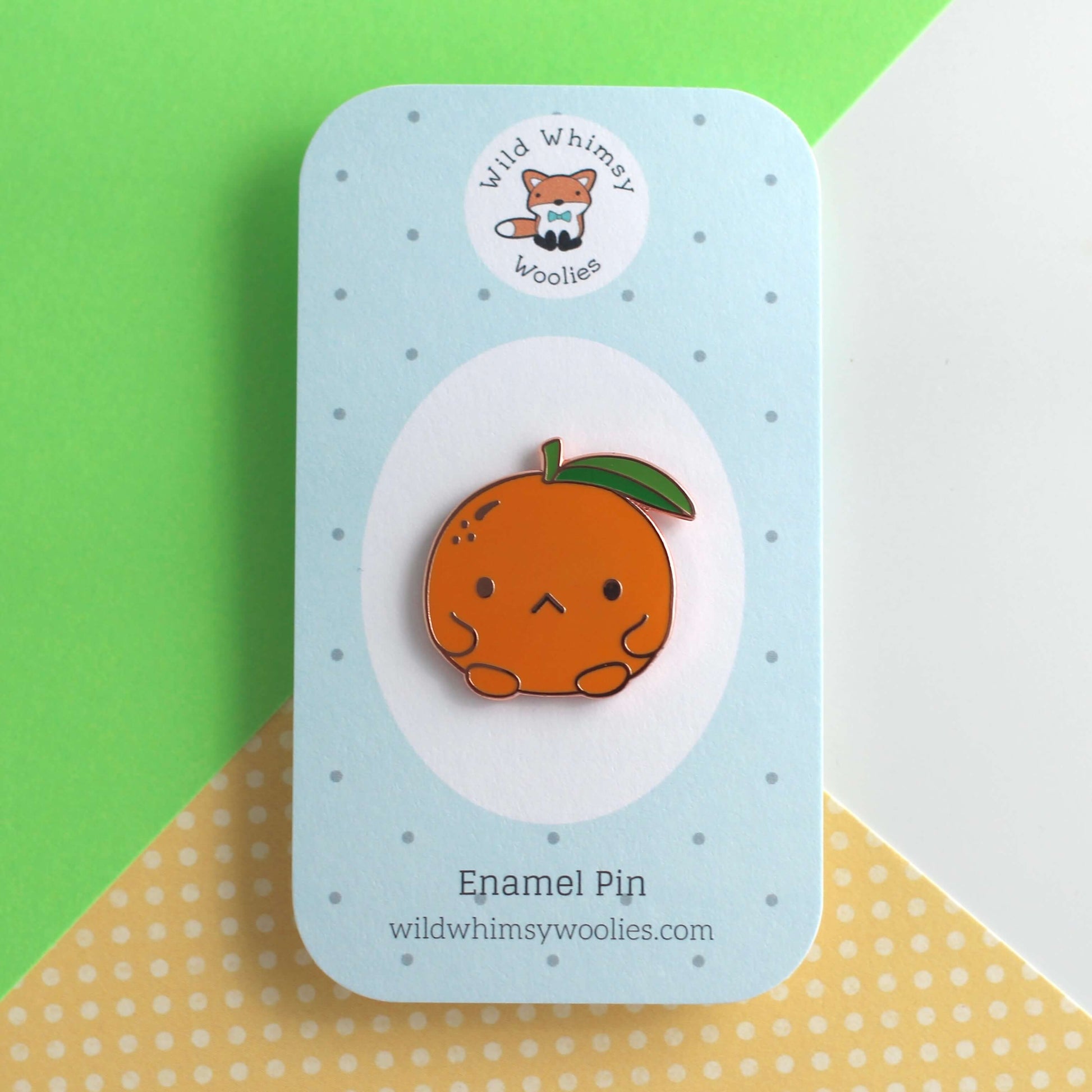 Broche en émail Clémentine grincheuse