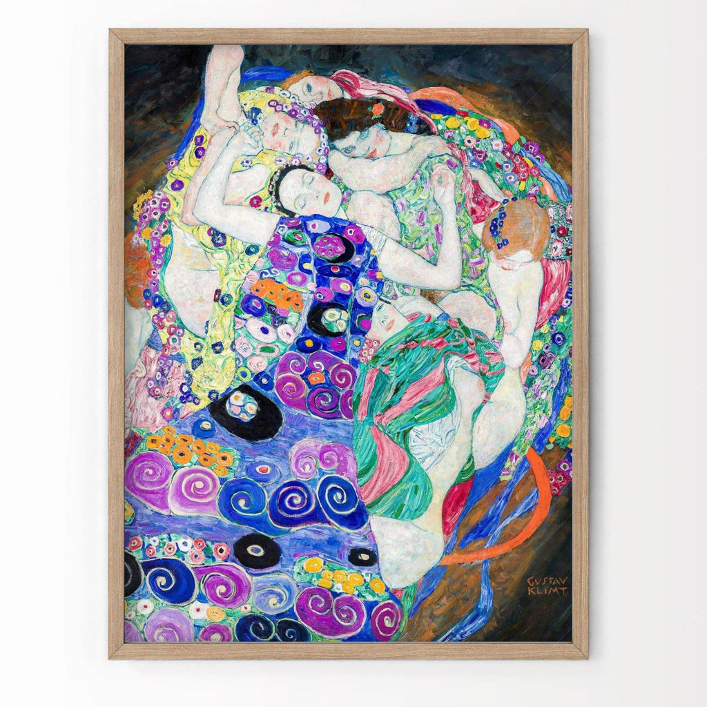 Gustav Klimt The Virgin Art Print – Art Nouveau Wall Decor Poster