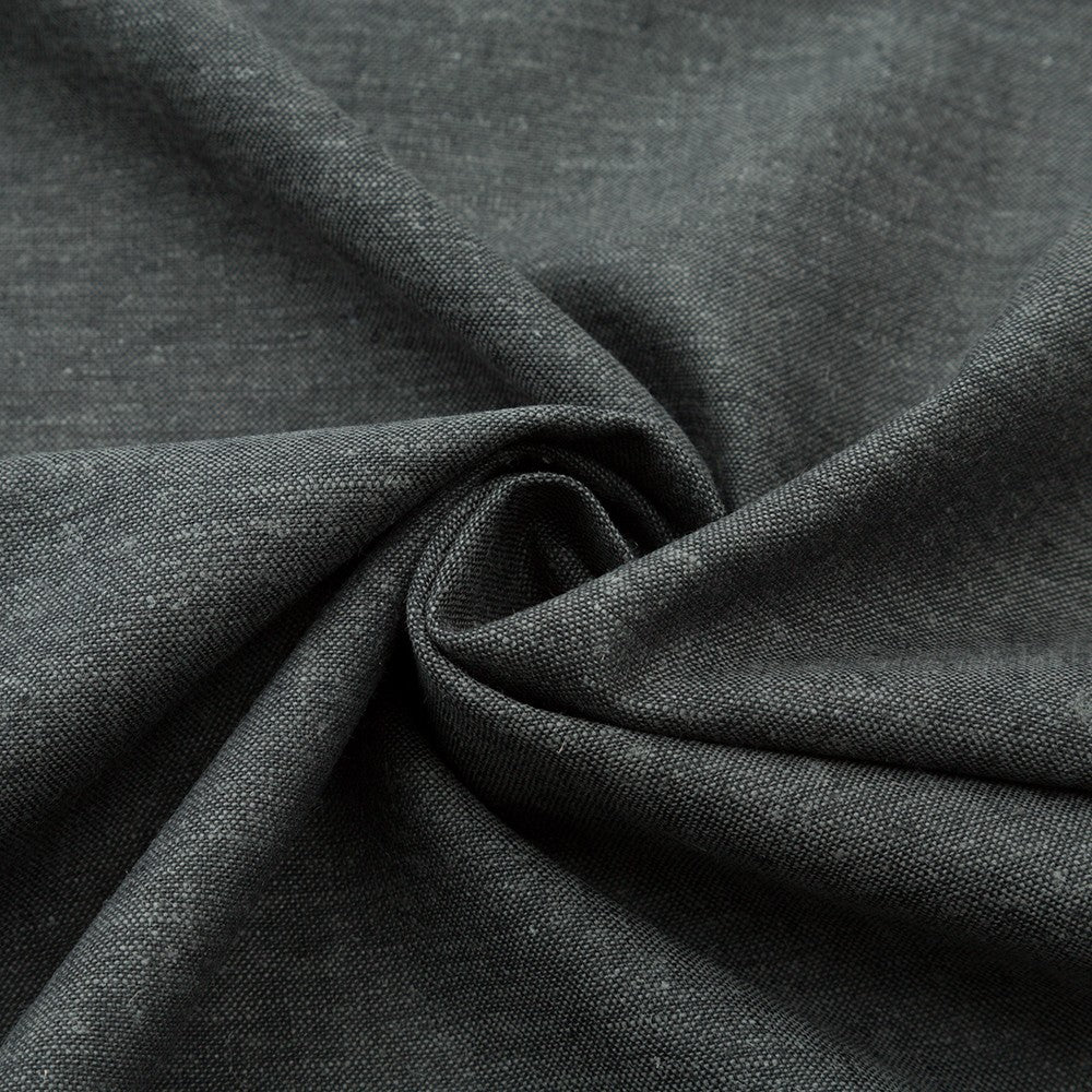 Hemptex Chambray - Black, 1/4 yard