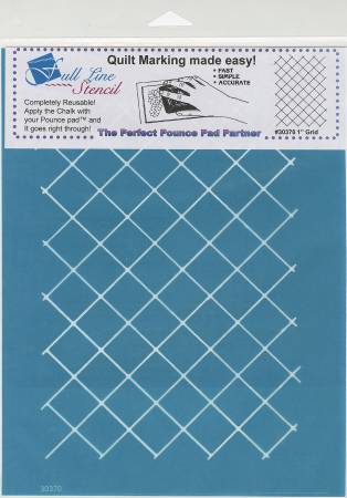 Pochoir de quilting - Pochoir à lignes complètes, grille d'un pouce