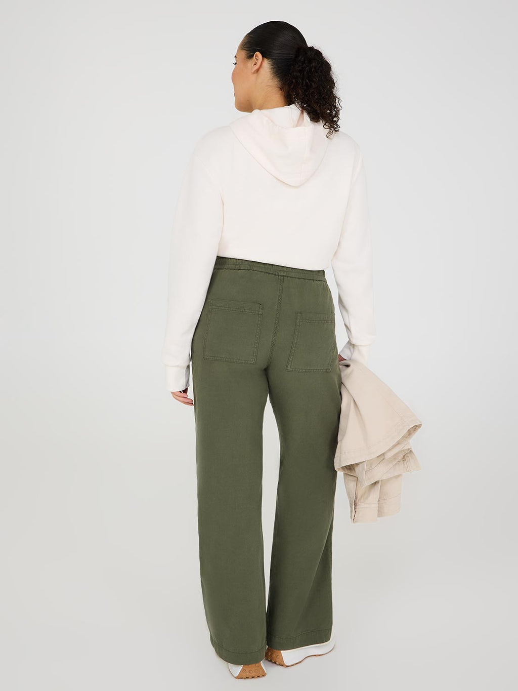 Pantalon Tencel à jambes larges