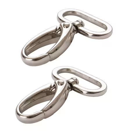 By Annie 1" Black Swivel Hook Pair