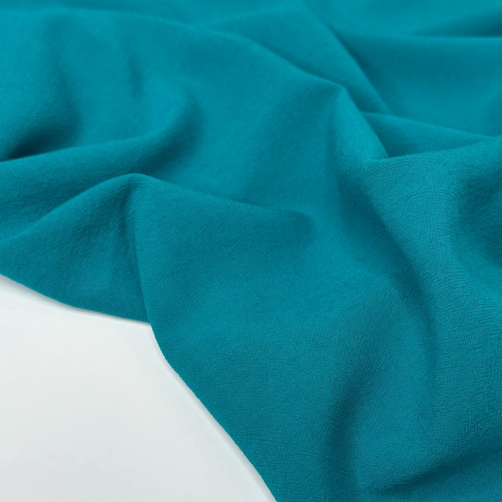 Harper Viscose/Linen Blend - Teal, 1/4 yard