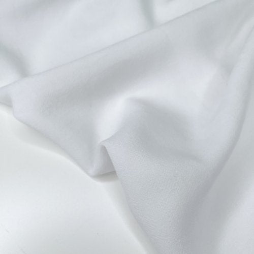 Harper Viscose/Linen Blend - White, 1/4 yard
