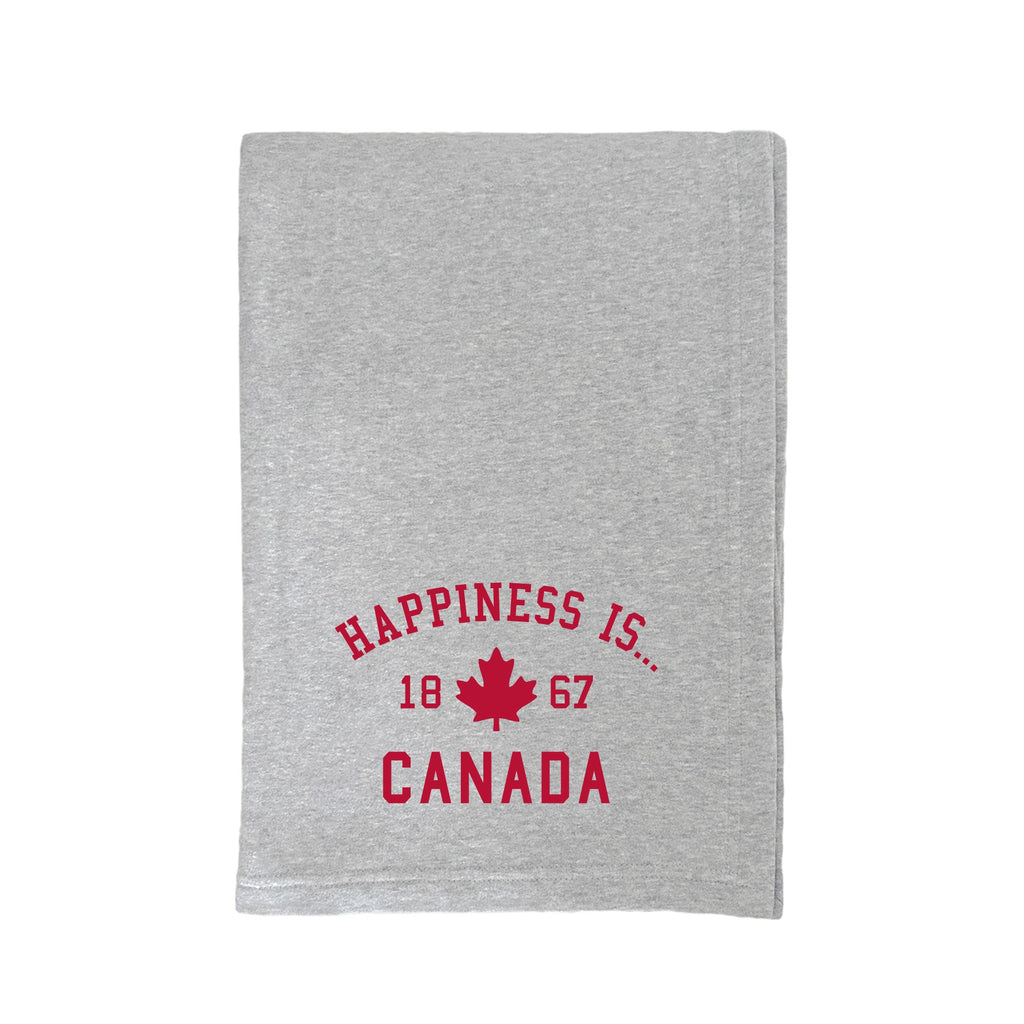 Everywhere Throw Blanket: Canada 1867, Heather Grey