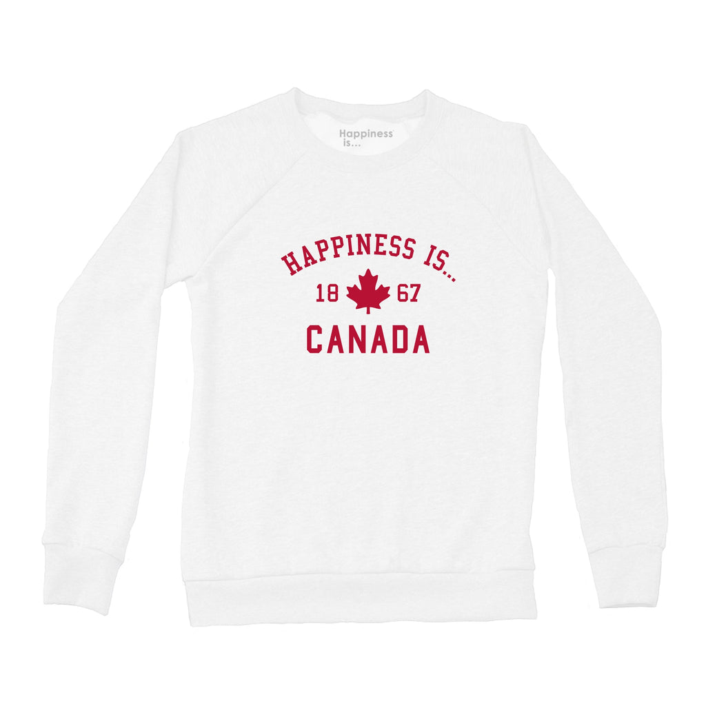 Women's Canada 1867 Crew Sweatshirt, White