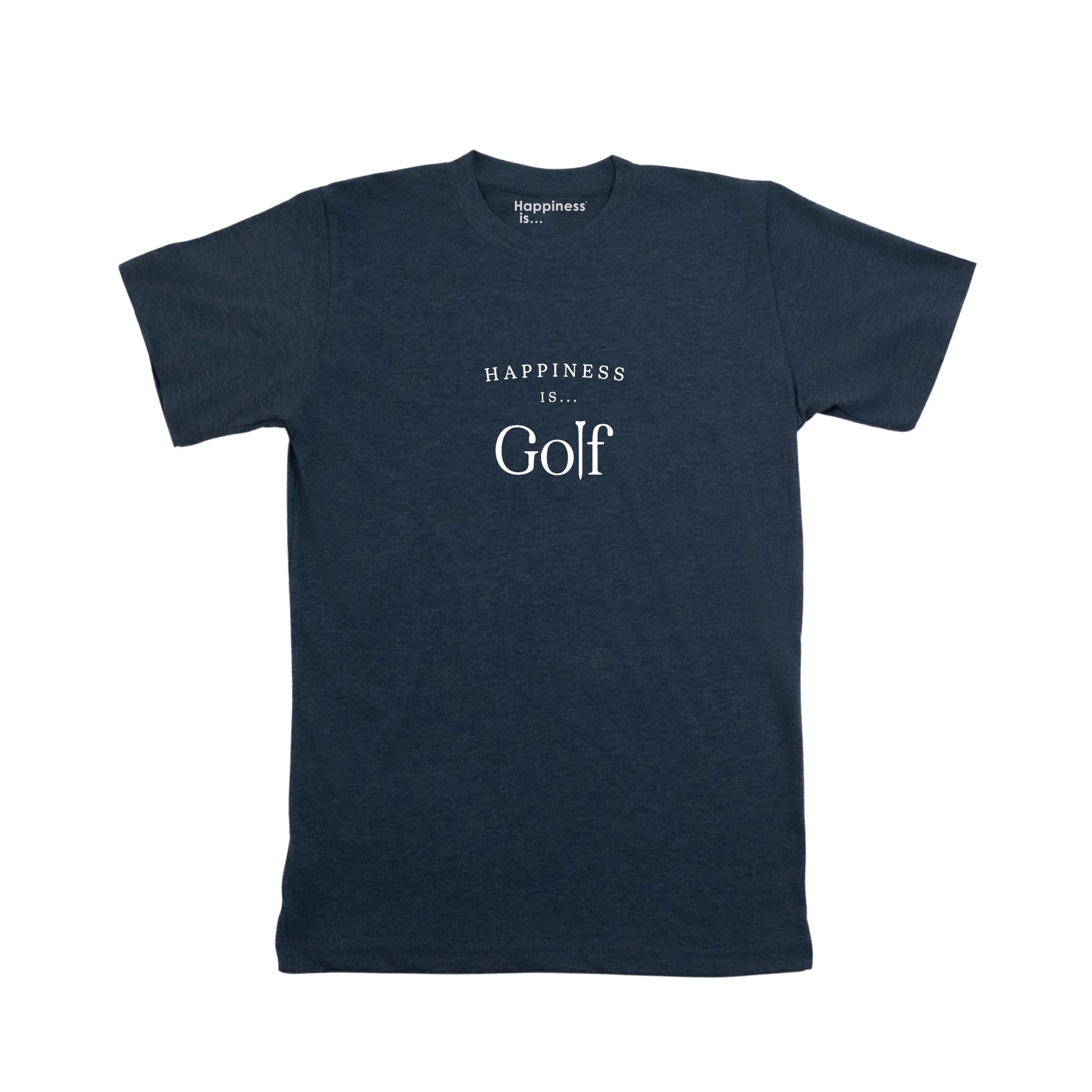 Men's Golf T-Shirt, Heather Navy
