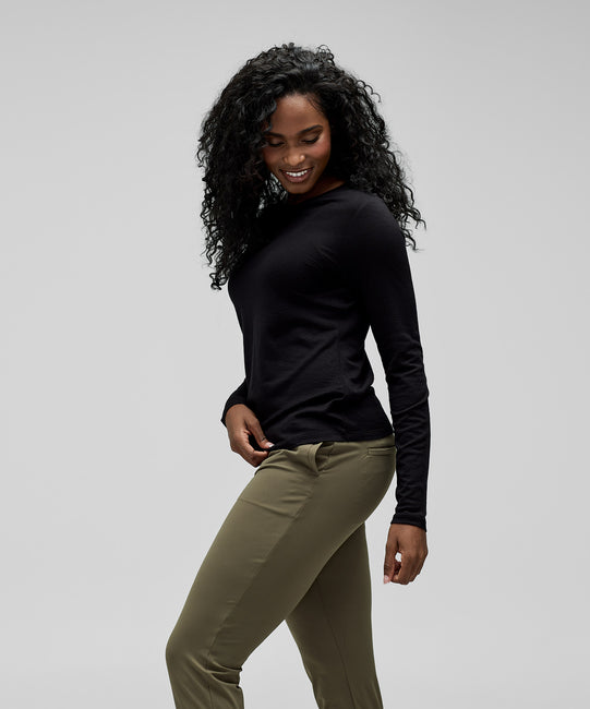 Ensemble manches longues + t-shirt pour femme