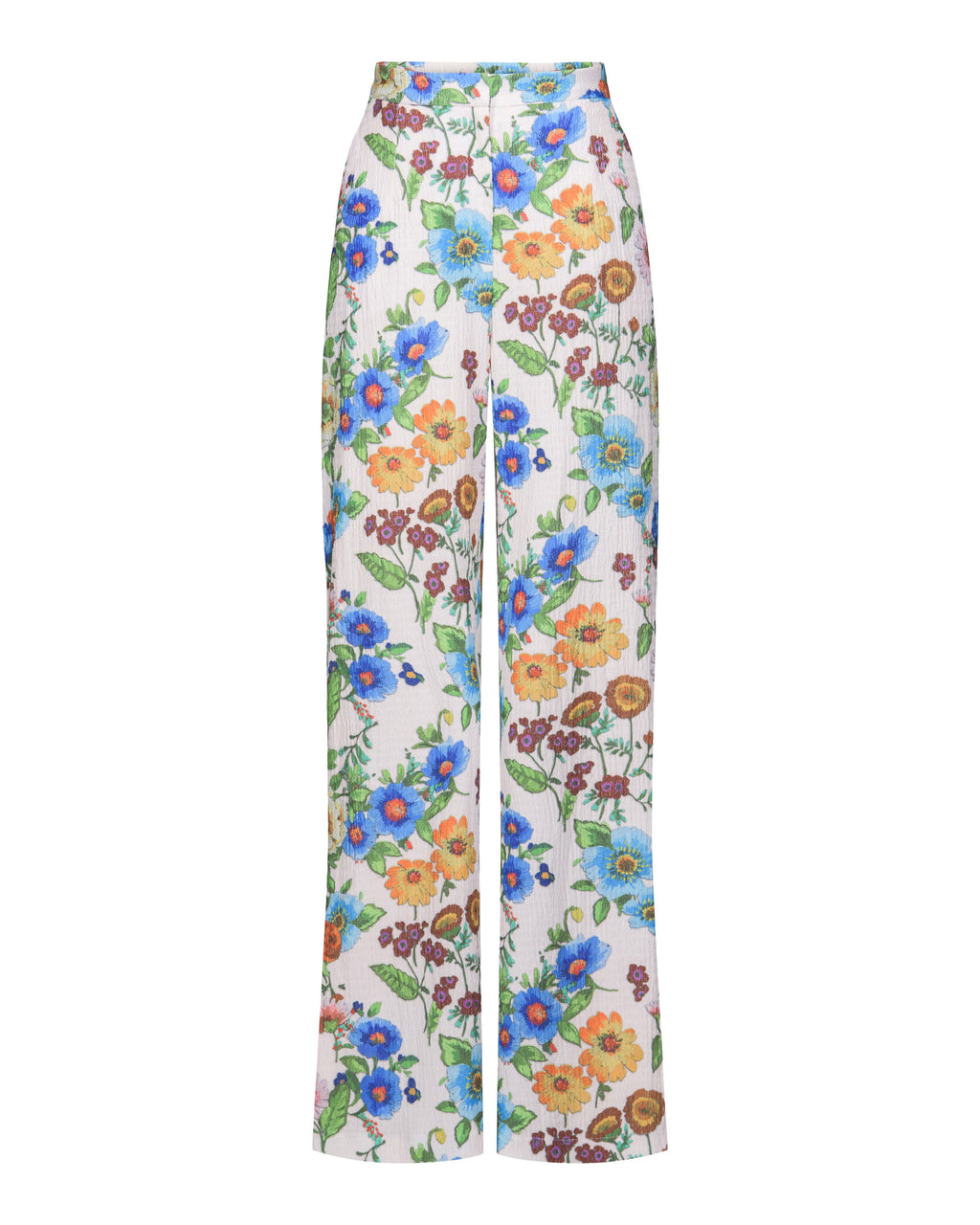 Antique Floral Wide Leg Pants