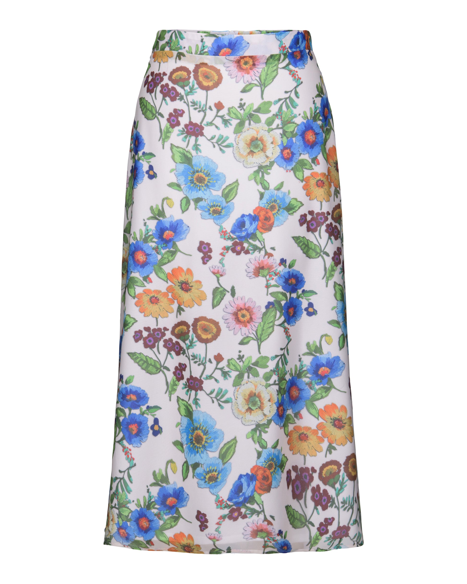 Antique Floral Midi Skirt