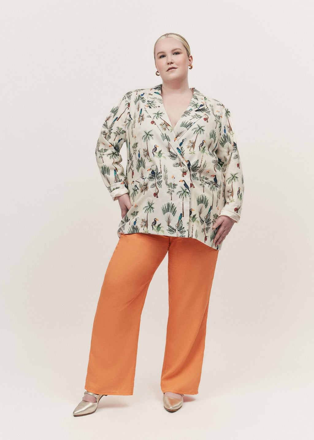 Tropics Printed Blazer