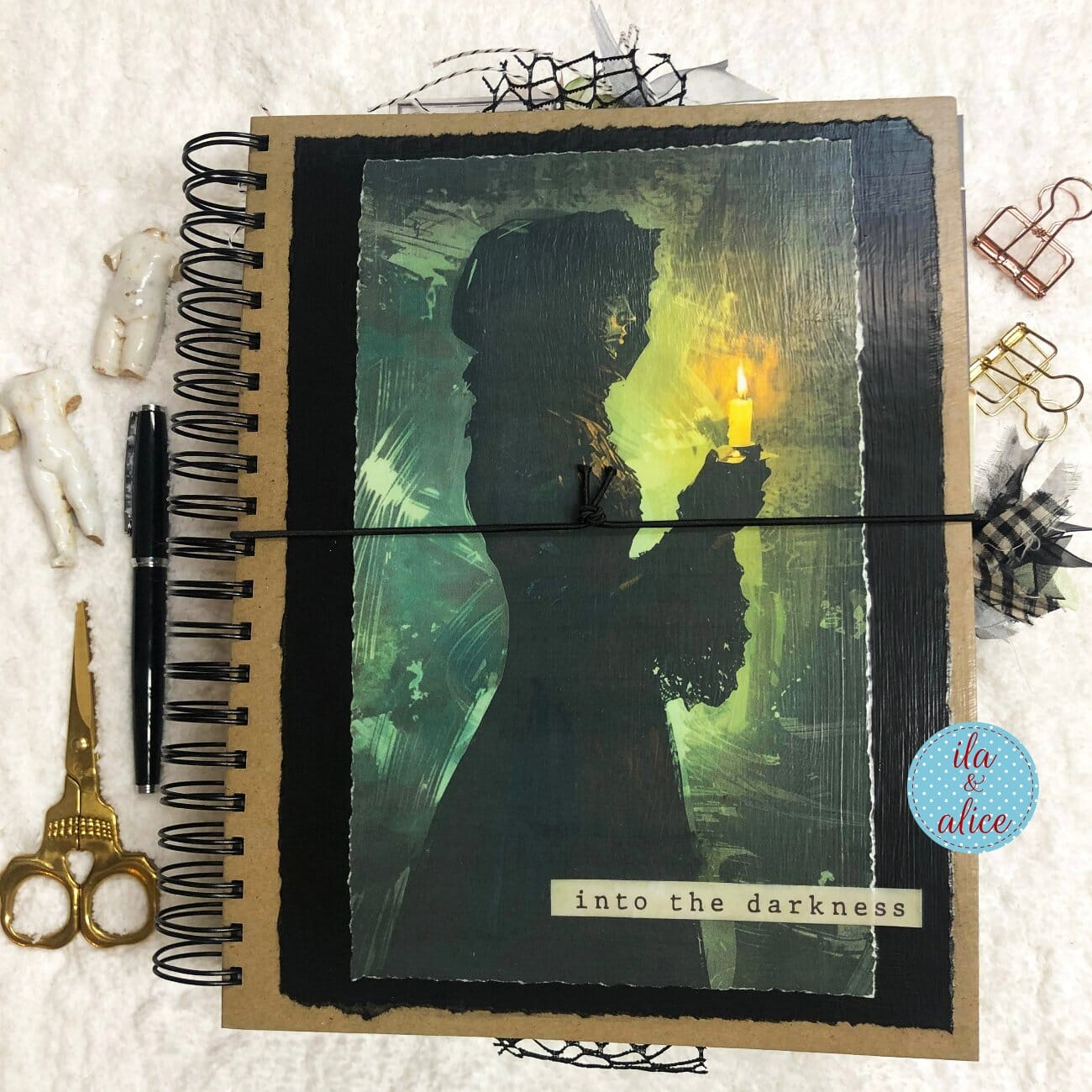 HUGE Dark Creepy Witchy Halloween Journal