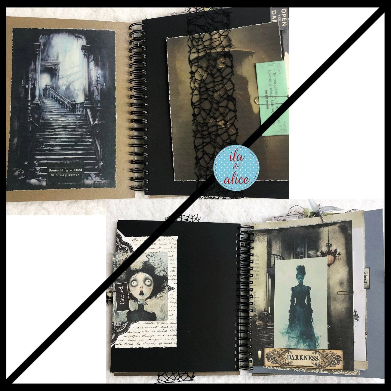 HUGE Dark Creepy Witchy Halloween Journal