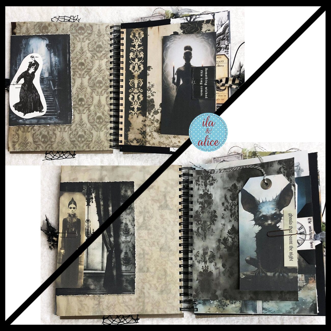 HUGE Dark Creepy Witchy Halloween Journal