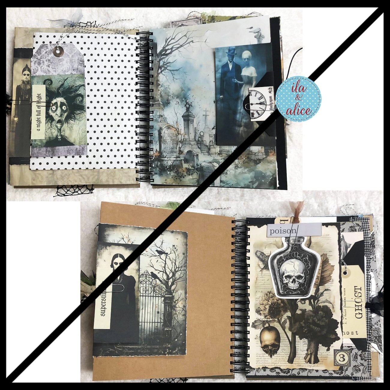 HUGE Dark Creepy Witchy Halloween Journal