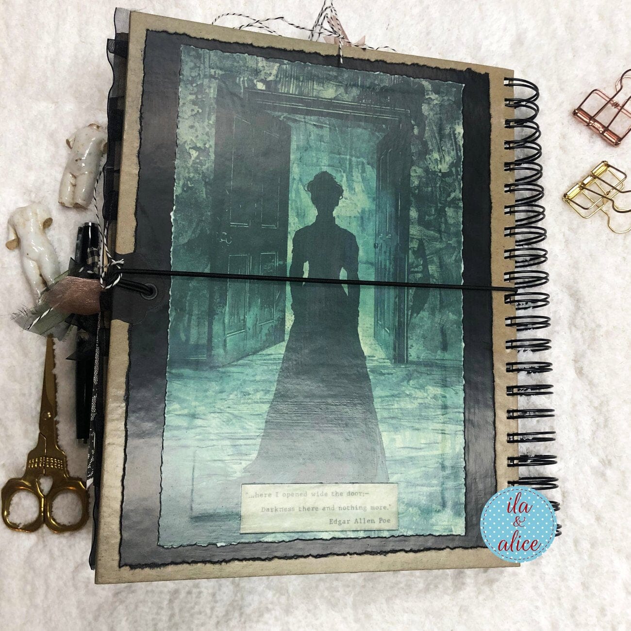 HUGE Dark Creepy Witchy Halloween Journal