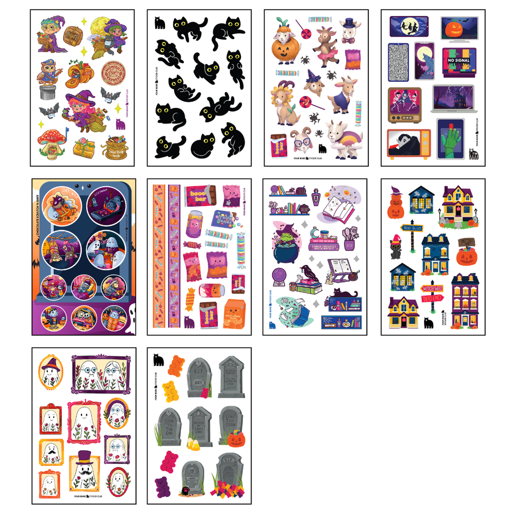 Chemin de la sorcière vers les bonbons