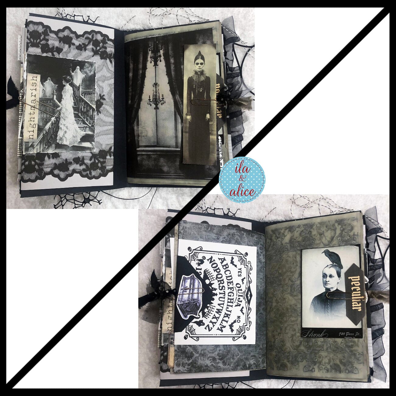 Dark Sinister Night Halloween Junk Journal #2