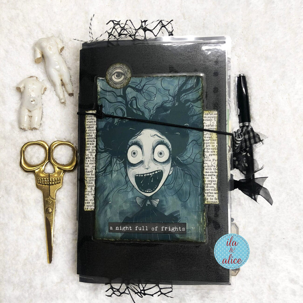 Scary Spooky Screams Halloween Junk Journal #1
