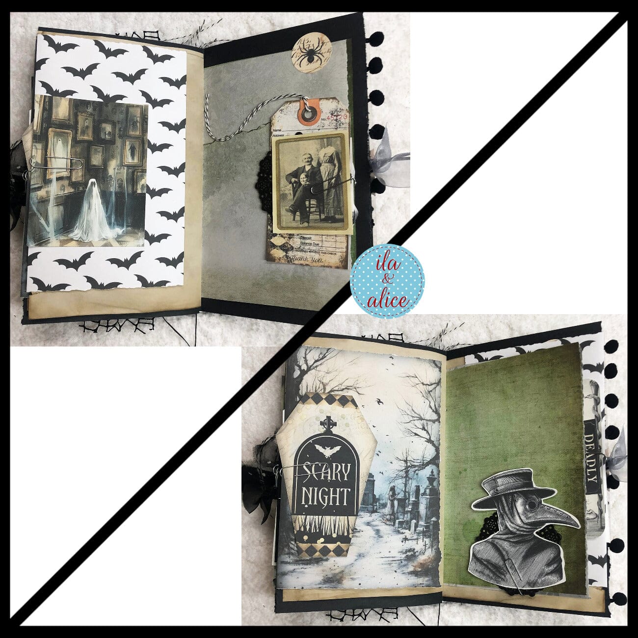 A Night of Fright Halloween Junk Journal #4