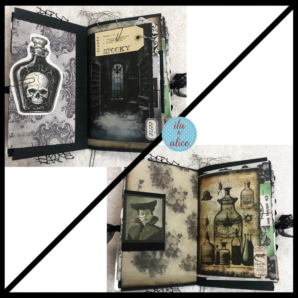 Scary Spooky Screams Halloween Junk Journal #1